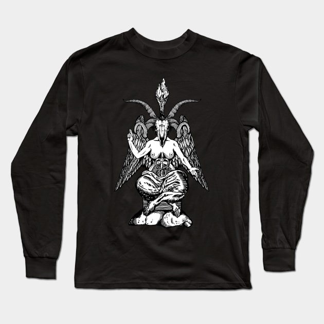 Baphomet Long Sleeve T-Shirt by ZugArt01